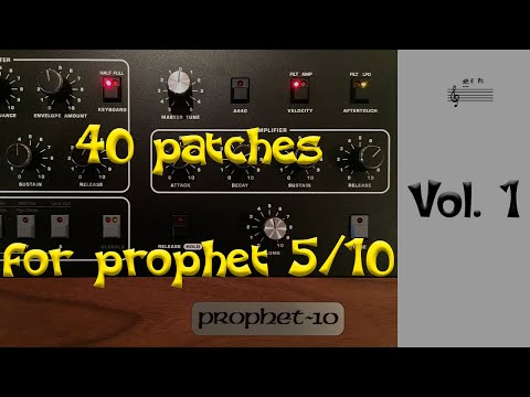 40 patches for Prophet 5 rev4 Vol. 1