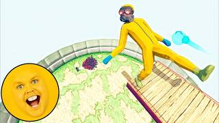 FALL FROM MAX HEIGHT INTO POWERFUL ARROWS! (TABS Reaction)