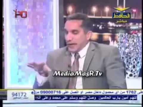 باسم يوسف هانتخب حازم أبو اسماعيل او خيرت الشاطر لو الاعادة بينهم وبين عمر سليمان