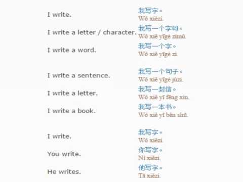 Chinese lesson/English lessons how to study chinese 6 (Reading and writing)