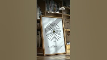 Jouw favoriete songtekst op print