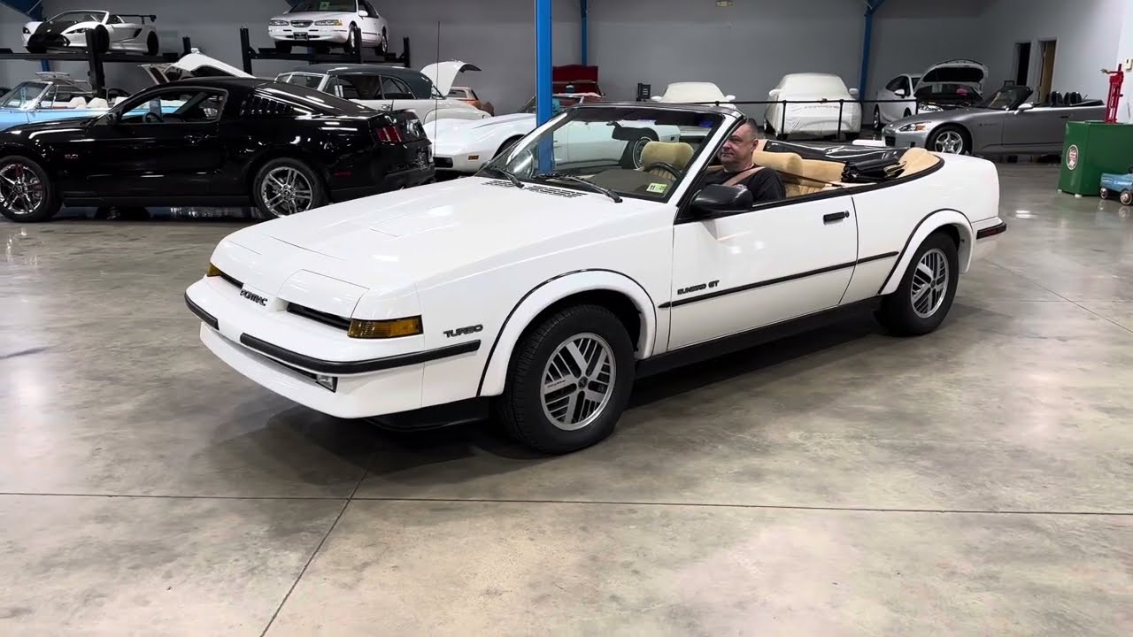 1989年 ポンティアック サンバードGT コンバーチブル 宣伝プレス 写真 YouTube