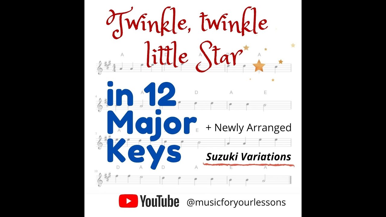 9 The melody of Twinkle, Twinkle, Little Star with Pitch Reversal