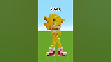 Minecraft Super Sonic:1 bit 2 bits 4 bits 8 bits 16 bits 32 bits 64 bits