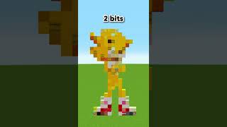 Minecraft Super Sonic1 Bit 2 Bits 4 Bits 8 Bits 16 Bits 32 Bits 64 Bits