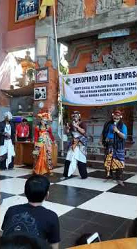 Bondres sti bali menghibur di Yayasan Dharma Jati | oemah seni bali