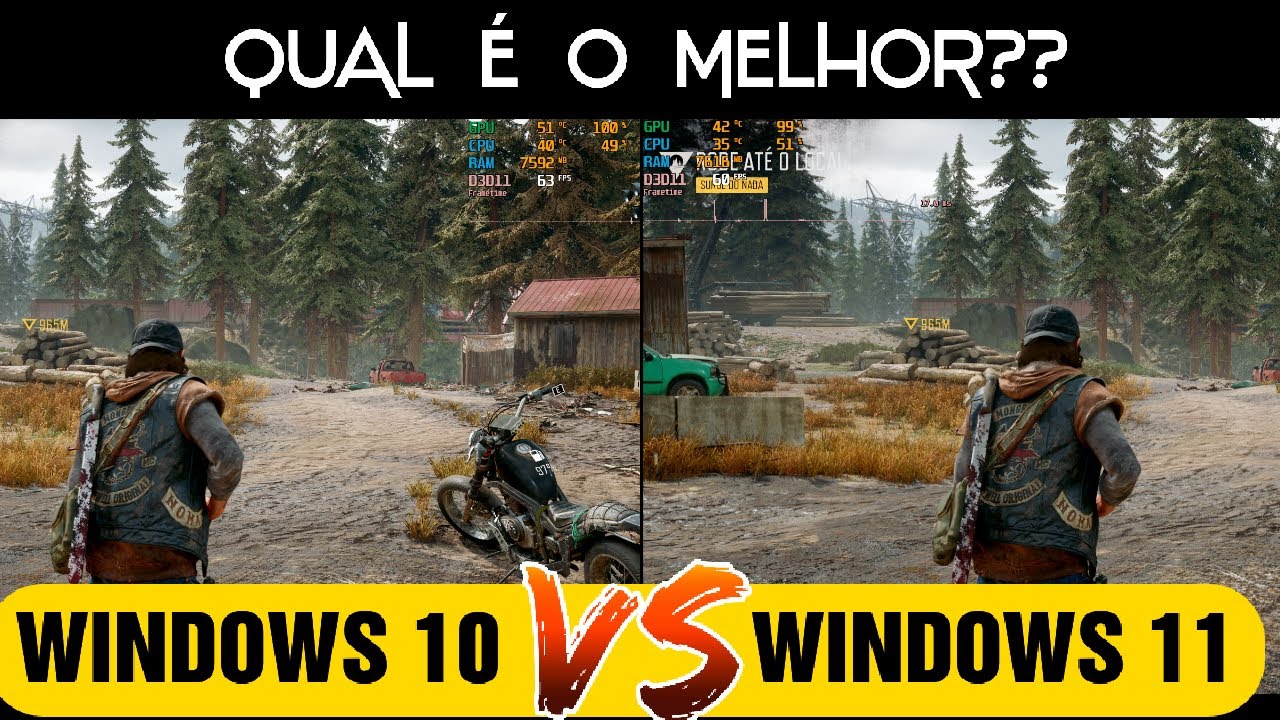 Windows 10 VS Windows 11 EM 8 JOGOS - CSGO, WARZONE, PUBG, Etc... - YouTube