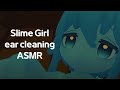 【3D ASMR】魔女の家に住み着いたスライム娘が耳かきする ASMR monster slime girl 【 Fantasy roleplay 】【 japanese asmr】