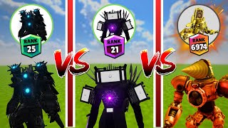 Skibidi Titan Tournamnet in minecraft PE | Titan Clockman vs Cameraman vs TVman team