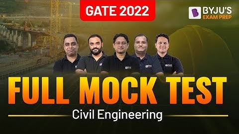 GATE Civil Engineering (CE) Full Mock Test | GATE Exam Preparation | BYJU