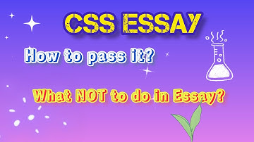 HOW TO PASS CSS ESSAY | GUIDELINES | CSS 2023 ENGLISH ESSAY #cssessay