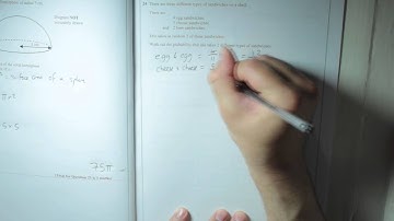 Edexcel GCSE Paper 1 February 2013 - Q24 Conditional Probability