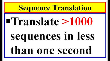 Sequence translation