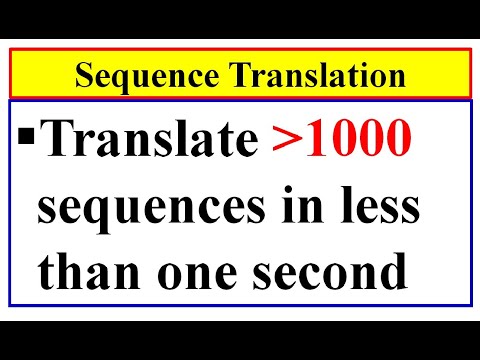 Sequence translation