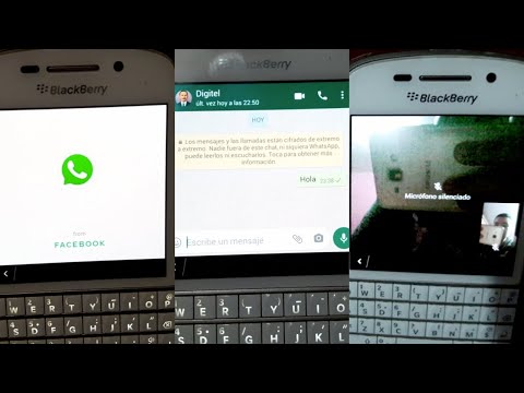 Video: ¿Puede BlackBerry z3 usar WhatsApp?