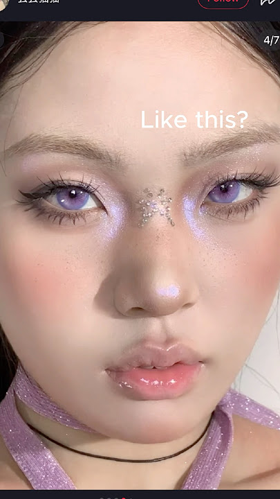 Black Girl Tries Douyin Flower Fairy Makeup💕 #makeuptutorial #makeup #halloween #douyin #fairy