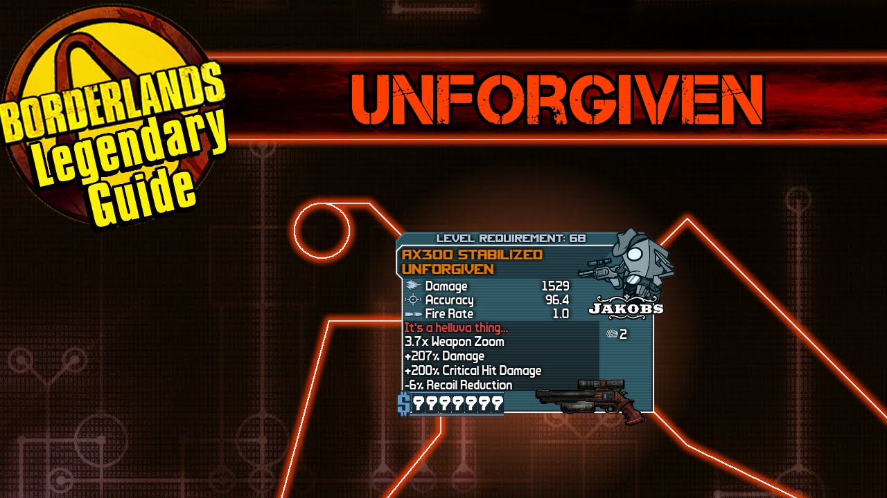 ジアハオ ポラ UNFORGIVEN Borderlands: *Unforgiven* Legendary Weapon Guide - YouTube