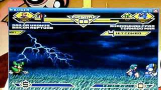 Tks Random Mugen Battle 253  Sailor Uranus  Sailor Neptune Vs Shadowman  Tornadoman
