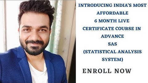 Announcing 6 month Online course in Advance SAS