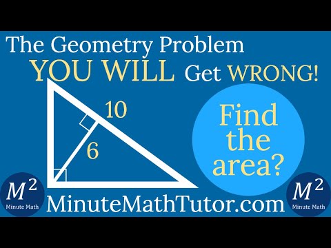 The Fun Geometry Problem that YOU WILL Get WRONG! | Minute Math
