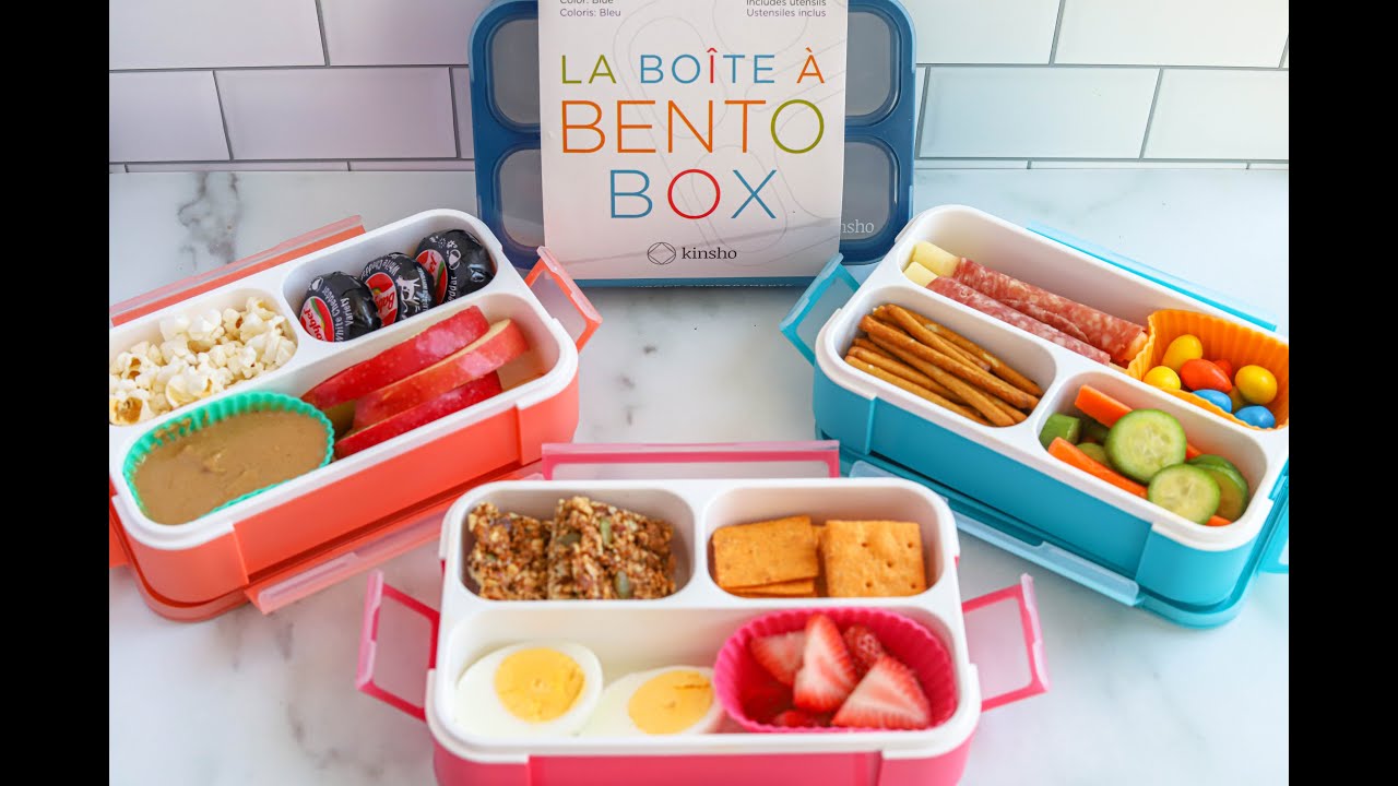 kinsho Bento Box Lunch-Box Containers for Kids, Adults