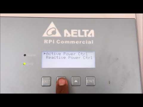 DELTA RPI M30A 30Kw Solar Inverter programming