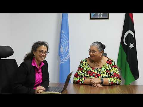 السيدة هانا تيتيه تدعو الليبيين للمشاركة في محادثة عبر الإنترنت مع نائبتها السيدة ستيفاني خوري