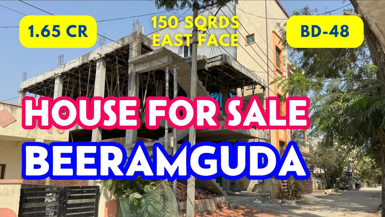 BD48 East Face G+1 House For Sale in Beeramguda, Hyderabad
