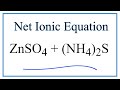 Net Ionic Equations and Charge Balance