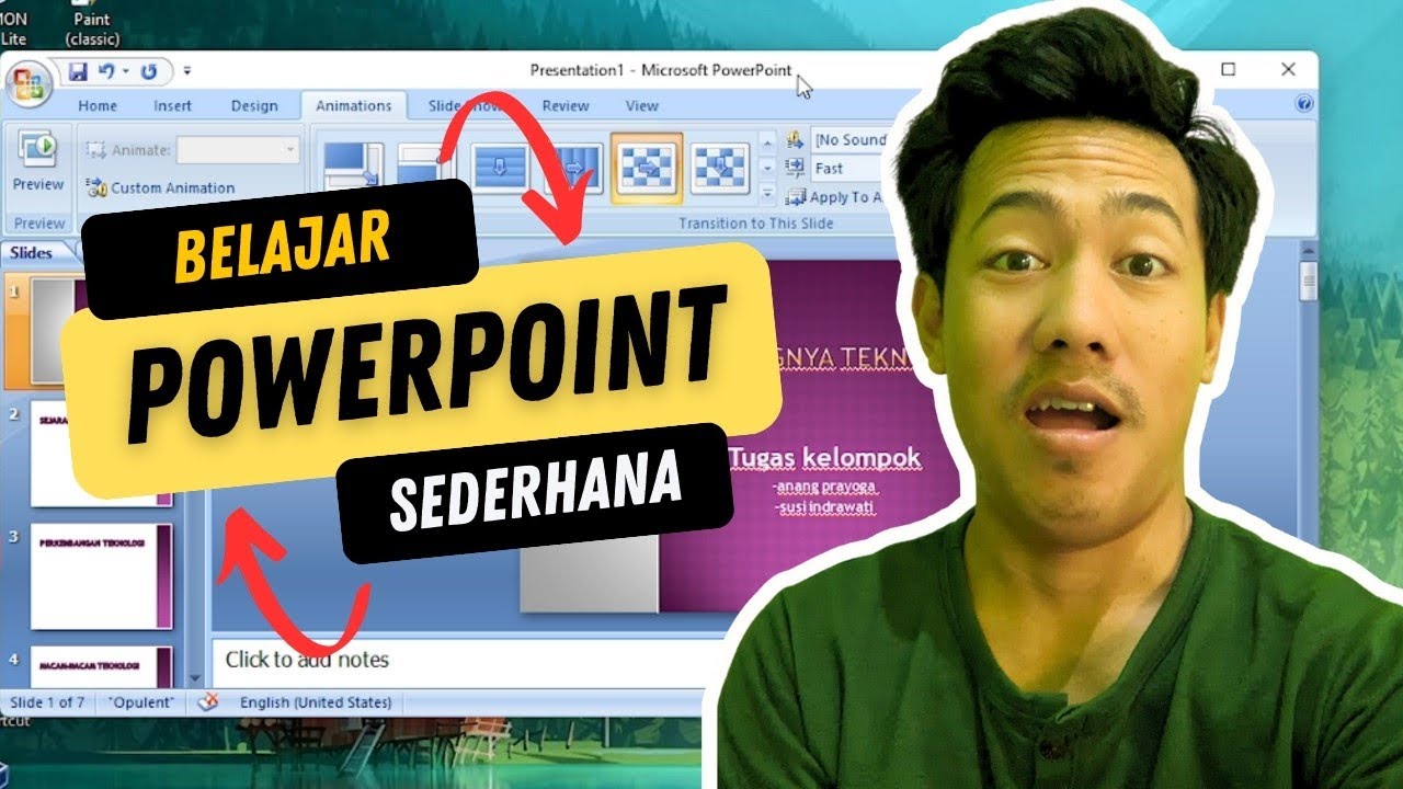 MEMBUAT SLIDE PRESENTASI SEDERHANA MENGGUNAKAN POWERPOINT BAGI PEMULA # ...