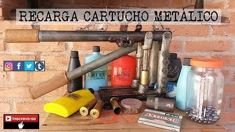 CARTUCHO DE METAL COM SERRAGEM PARAFINADA #serragemparafinada