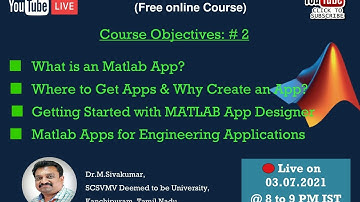 🔴 LIVE | # DAY 2 | MATLAB Applications for Engineers | FREE COURSE !!