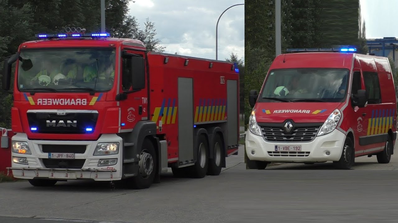 [Primeur] vrijwillige brandweer Oudenaarde met spoed naar een reinigen wegdek!