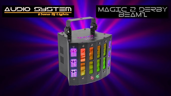 Beamz MAX DJ10 Jeu de lumière - Jelly Moon 3x LED RVB avec laser