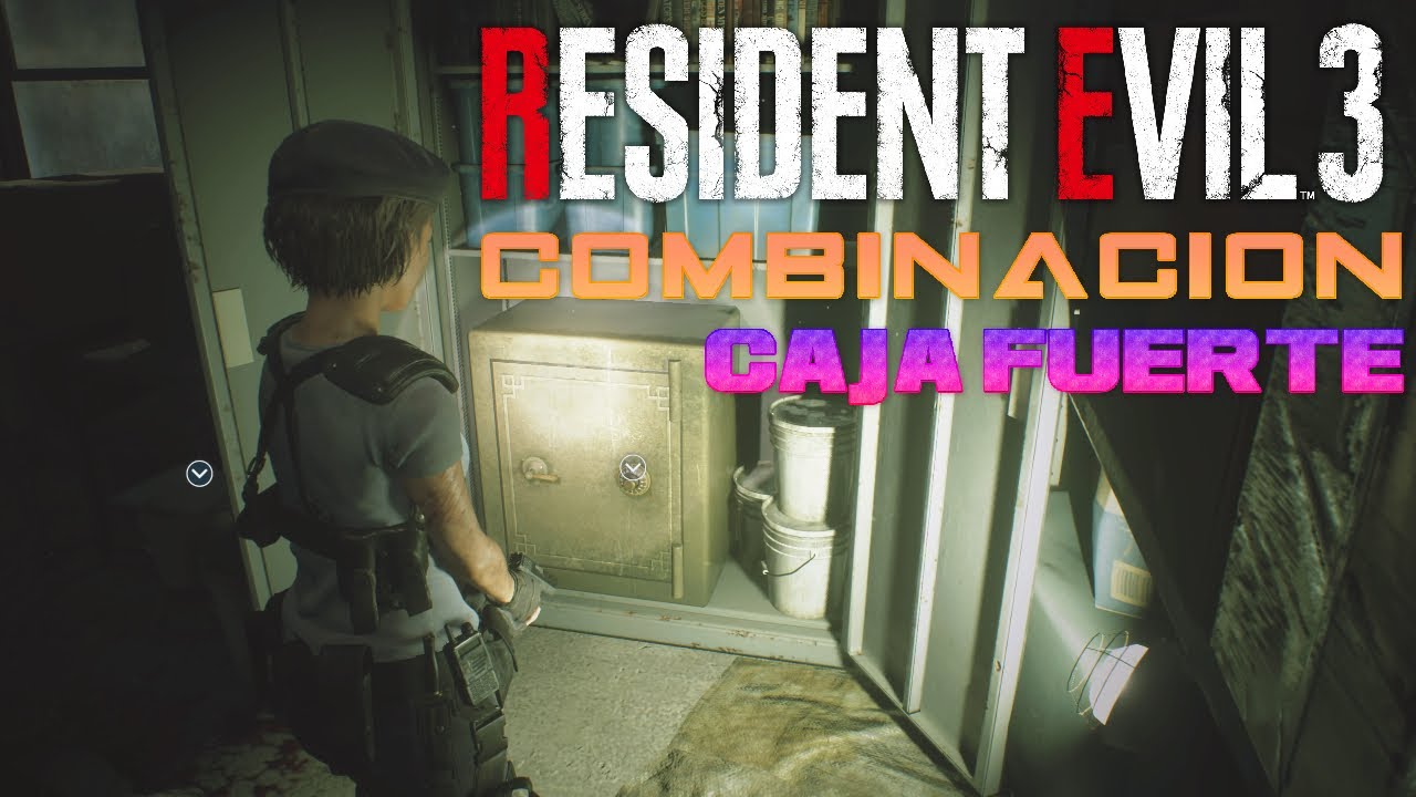 Resident Evil 3 REMAKE Combinacion caja fuerte YouTube Resident Evil 3 REMAKE Combinacion caja fuerte YouTube