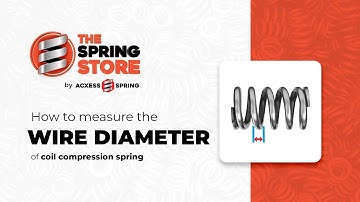 How to Measure the Wire Diameter of Coil Compression Springs