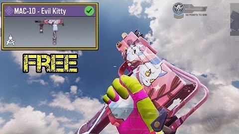 S7 best free MAC-10 - Evil Kitty epic skin gameplay in COD Mobile | Call of Duty Mobile