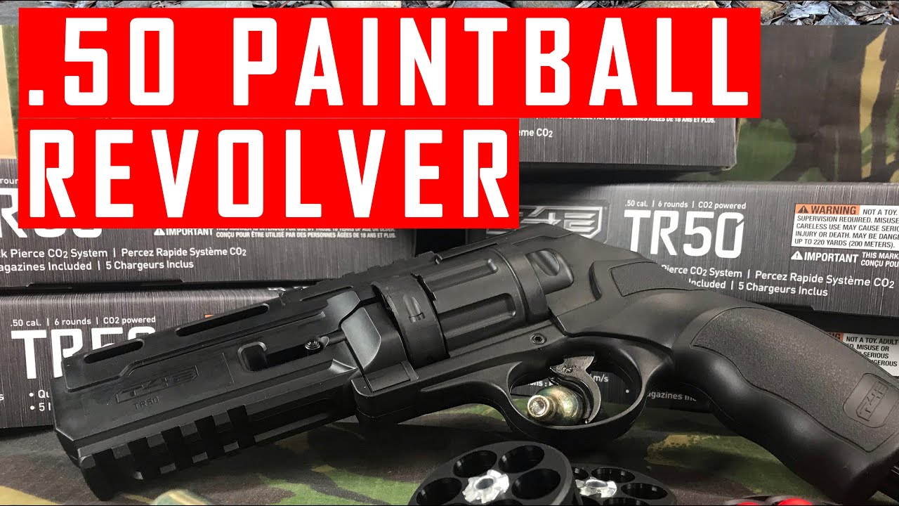 Umarex T4E .50 Caliber Paintball Revolver Combat