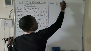 TIMBER DESIGN TO BS 5268 PROBLEM #5