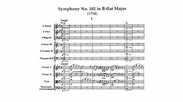 Haydn: Symphony No. 102 in B-flat major (with Score)