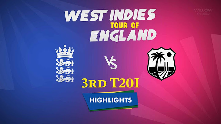Highlights: 3rd T20I, England vs West Indies | 3rd T20I - ENG vs WI