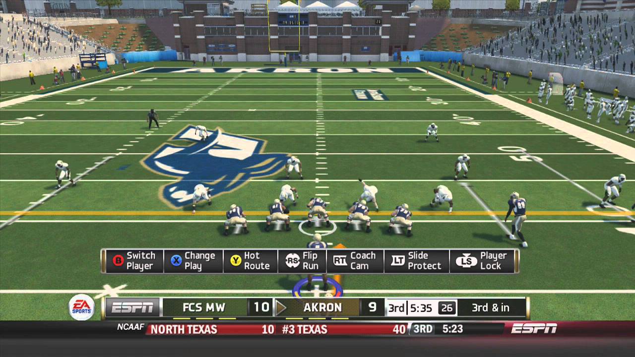 Akron Zips NCAA Football 14 Dynasty - Week 1 vs. FCS Midwest - Season