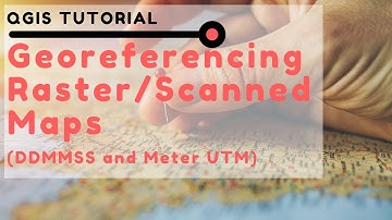 Georeferencing Scanned/Raster Maps in QGIS (Degrees-Minutes-Seconds and Meter)