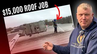 $15,000 Commercial Roof Cleaning Job | How We Clean Large Roofs (Step-by-Step)