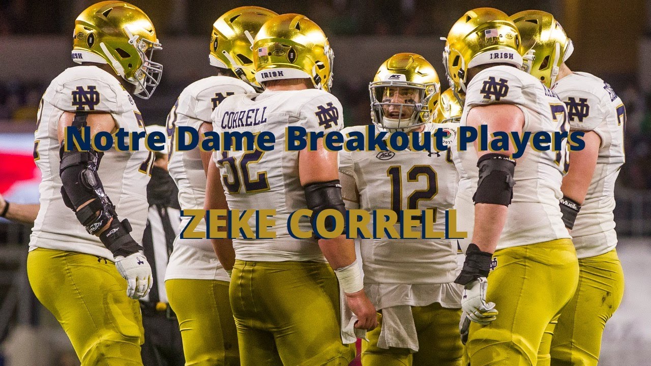 Notre Dame Football: Breakout players for 2021 - Zeke Correll - YouTube
