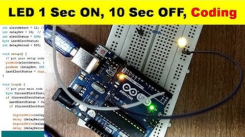 {717} LED Strobe Light Using Arduino, Writing Arduino Code