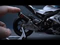 Motorcycle bmw hp4 race 19 scale full build