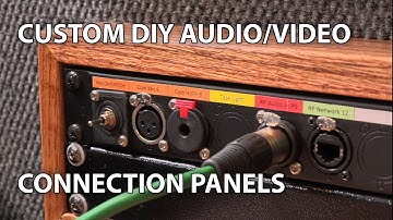 Custom DIY Audio/Video Input/Output Panels