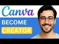 How To Apply To Be A Canva Creator – Easy (2025)
