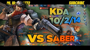 HOW TO COUNTER - SABER | CLINT GAMEPLAY | MOBILELEGENDS 2021